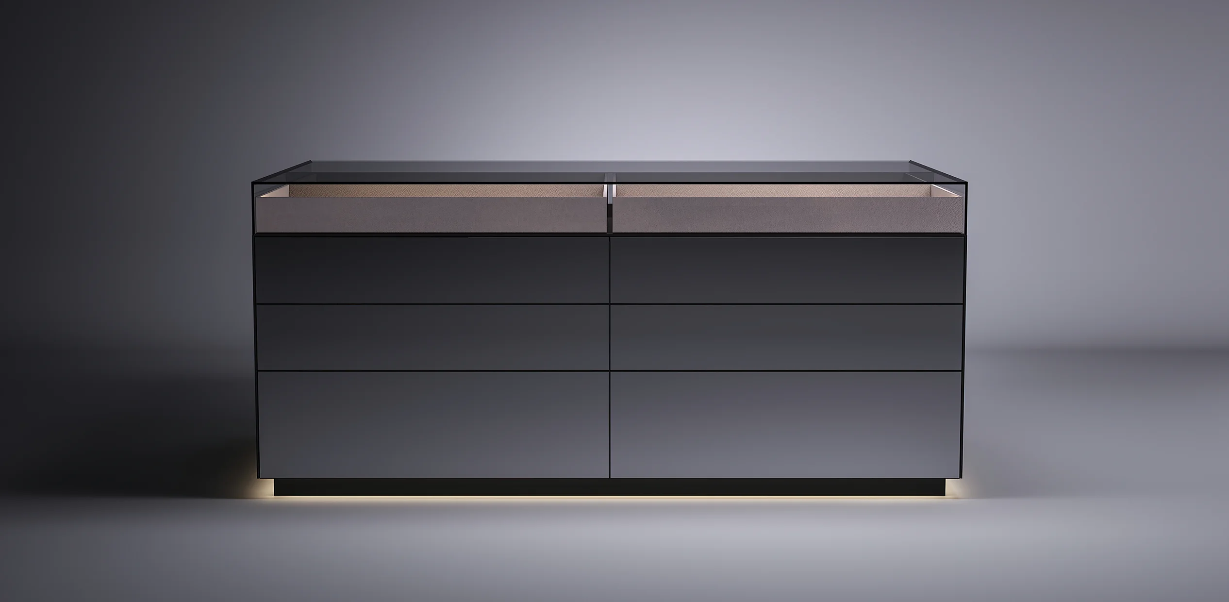 Оздоблення: Дзеркало Mirror Graphite; Екошкіра Статус Кремовий